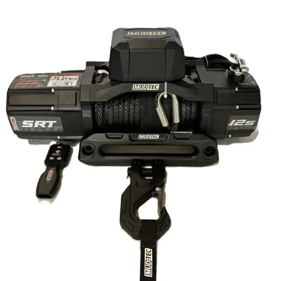 Mudtec Offroad MUDTEC SRT 12S Winch, 7.0HP, 5443 kg, Synthetic Rope