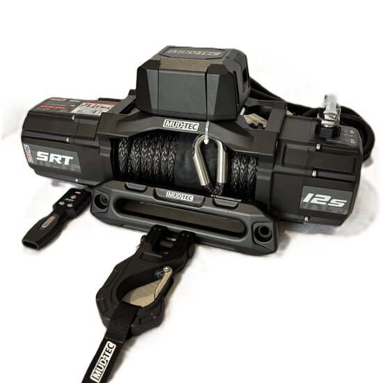 Mudtec Offroad MUDTEC SRT 12S Winch, 7.0HP, 5443 kg, Synthetic Rope