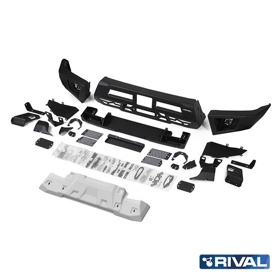 Rival 4x4 RIVAL BUMPER MET LED-VERLICHTING VOOR FORD EVEREST 2022-; RANGER 2022-; 2L/DIESEL