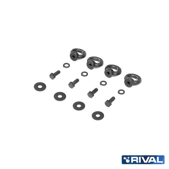 Rival 4x4 TIE DOWN NUT KIT (4 PCS) MODULAR ROOF RACK