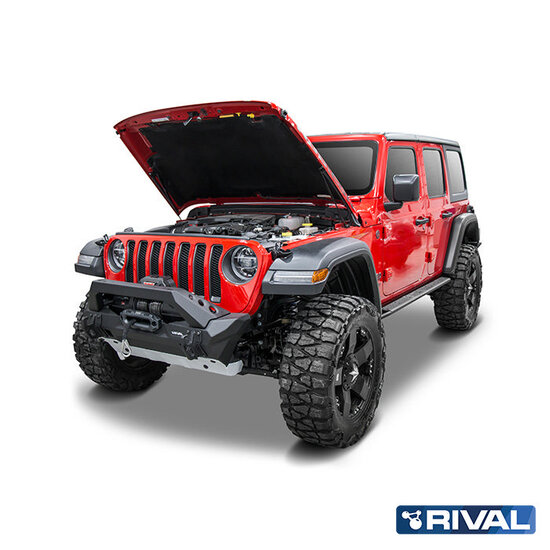 Rival 4x4 HOOD LIFT KITS JEEP GLADIATOR 2020-; WRANGLER 2017-2021; 2021