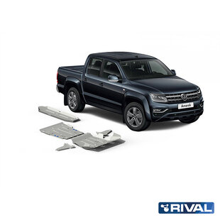 SKID PLATE SET (RADIATOR, ENGINE, GEARBOX, TRANSFER CASE, FUEL TANK, FRONT ARMS, DIFFERENTIAL) VOLKSWAGEN AMAROK 2016-2020; 3 L. / DIESEL