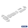 Rival 4x4 SKID PLATE SET (RADIATOR, ENGINE, GEARBOX, TRANSFER CASE, FUEL TANK, ADBLUE TANK, FRONT ARMS, DIFFERENTIAL) FORD RANGER 2011-2015; 2015-2022; 2,2 L. / DIESEL; 3,2 L. / DIESEL