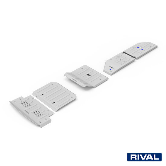 Rival 4x4 SKID PLATE SET (ENGINE, GEARBOX, FUEL TANK) MERCEDES-BENZ SPRINTER 2023-; 2,1 L. / DIESEL