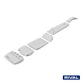Rival 4x4 SKID PLATE SET (RADIATOR, ENGINE, GEARBOX, TRANSFER CASE, FUEL TANK, ADBLUE TANK) FORD RANGER 2011-2015; 2015-2022; 2,2 L. / DIESEL; 3,2 L. / DIESEL