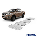 Rival 4x4 SKID PLATE SET (RADIATOR, ENGINE, GEARBOX, TRANSFER CASE) RENAULT ALASKAN 2017-;