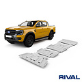 Rival 4x4 SKID PLATE SET (RADIATOR, ENGINE, GEARBOX, TRANSFER CASE) FORD EVEREST 2022-; RANGER 2022-; VOLKSWAGEN AMAROK 2023-;