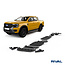 Rival 4x4 SKID PLATE SET (RADIATOR, ENGINE, GEARBOX, TRANSFER CASE, FUEL TANK, ADBLUE TANK, FRONT ARMS, DIFFERENTIAL) FORD RANGER 2011-2015; 2015-2022; 2,2 L. / DIESEL; 3,2 L. / DIESEL