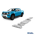 Rival 4x4 SKID PLATE SET (RADIATOR, ENGINE, GEARBOX, TRANSFER CASE, FUEL TANK) FORD RANGER 2022-; VOLKSWAGEN AMAROK 2023-; 2 L. / DIESEL; 3 L. / DIESEL