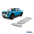 Rival 4x4 SKID PLATE SET (RADIATOR, ENGINE, GEARBOX, TRANSFER CASE) FORD EVEREST 2022-; VOLKSWAGEN AMAROK 2023-; 2 L. / DIESEL; 3 L. / DIESEL