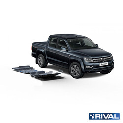 SKID PLATE SET (RADIATOR, ENGINE, GEARBOX, TRANSFER CASE) VOLKSWAGEN AMAROK 2016-2020; 3 L. / DIESEL