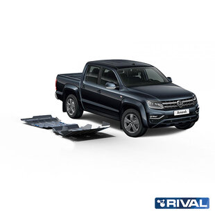 SKID PLATE SET (RADIATOR, ENGINE, GEARBOX, TRANSFER CASE) VOLKSWAGEN AMAROK 2016-2020; 3 L. / DIESEL