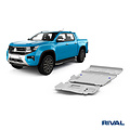 Rival 4x4 SKID PLATE SET (ENGINE, GEARBOX, TRANSFER CASE) FORD RANGER RAPTOR 2022-; RANGER 2022-; VOLKSWAGEN AMAROK 2023-; 3 L. / DIESEL; 2 L. / DIESEL
