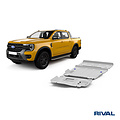 Rival 4x4 SKID PLATE SET (ENGINE, GEARBOX, TRANSFER CASE) FORD RANGER RAPTOR 2022-; RANGER 2022-; VOLKSWAGEN AMAROK 2023-; 3 L. / DIESEL; 2 L. / DIESEL