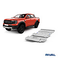 Rival 4x4 SKID PLATE SET (ENGINE, GEARBOX, TRANSFER CASE) FORD RANGER RAPTOR 2022-; RANGER 2022-; VOLKSWAGEN AMAROK 2023-; 3 L. / DIESEL; 2 L. / DIESEL