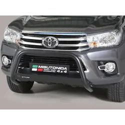 Misutonida EU-Front Bar, 63 mm - black - Hilux 2016-2020
