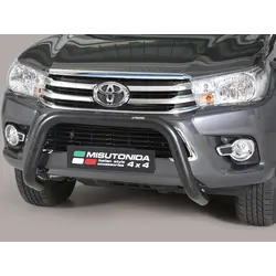 Misutonida EU-Front Bar, 76 mm - black - Hilux 2016-2020