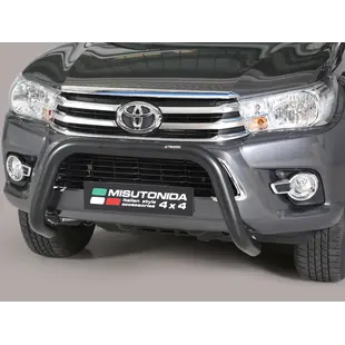 Misutonida EU-Front Bar, 76 mm - black - Hilux 2016-2020
