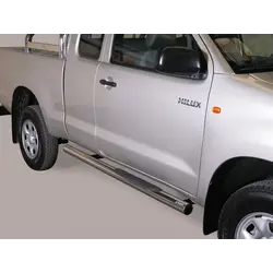 Misutonida Side Bar - 1 pair, with plastic steps, 76 mm - Hilux E/C 2005-2015