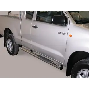 Misutonida Side Bar - 1 pair, with plastic steps, 76 mm - Hilux E/C 2005-2015