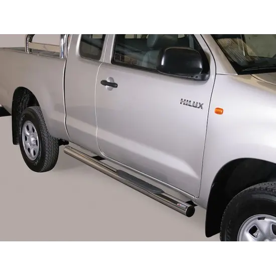 Misutonida Misutonida Side Bar - 1 pair, with plastic steps, 76 mm - Hilux E/C 2005-2015