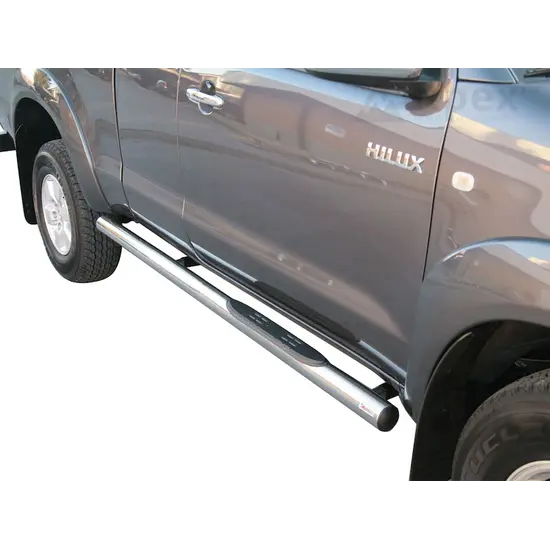 Misutonida Misutonida Side Bar - 1 pair, with plastic steps, 76 mm - Hilux E/C 2005-2015