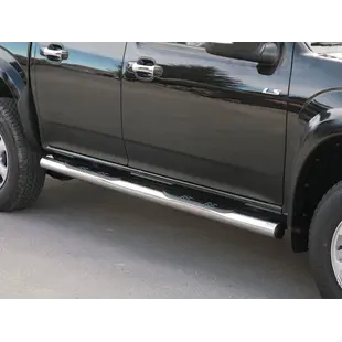 Misutonida Side Bar - 1 pair, with plastic steps, 76 mm - D-Max D/C 2007-2012
