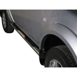 Misutonida Side Bar - 1 pair, with plastic steps, 76 mm - L200 D/C 2010-2014