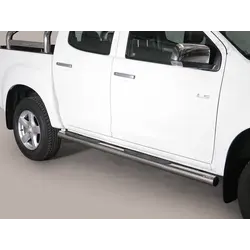 Misutonida Side Bar - 1 pair, with plastic steps, 76 mm - D-Max D/C 2012-2020