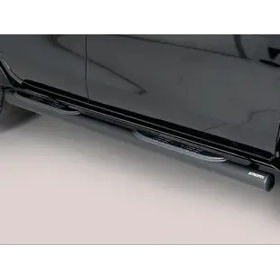 Misutonida Side Bar - 1 pair, with plastic steps, 76 mm - black - Navara D/C 2016