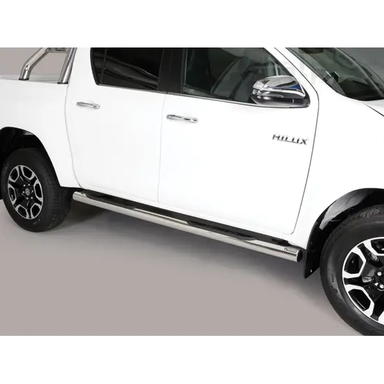 Misutonida Misutonida Side Bar - 1 pair, with plastic steps, 76 mm - Hilux D/C 2016