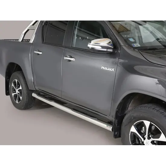 Misutonida Misutonida Side Bar - 1 pair, with plastic steps, 76 mm - Hilux D/C 2016