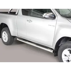 Misutonida Side Bar - 1 pair, with plastic steps, 76 mm - Hilux E/C 2016