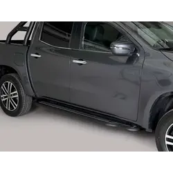 Misutonida Side Step - 1 pair, with plastic inlay plate - black - X-Class D/C 2017