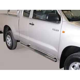 Misutonida Side Bar - 1 pair, with plastic steps, oval - Hilux E/C 2005-2015