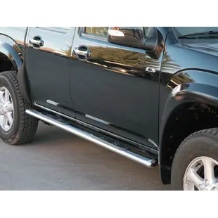 Misutonida Side Bar - 1 pair, with plastic steps, oval - D-Max D/C 2007-2012