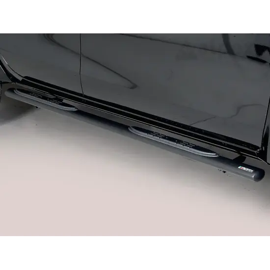 Misutonida Misutonida Side Bar - 1 pair, with plastic steps, oval - black - Amarok D/C 2010-2020