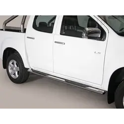 Misutonida Side Bar - 1 pair, with plastic steps, oval - D-Max D/C 2012-2020