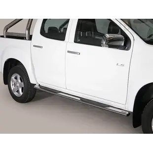 Misutonida Side Bar - 1 pair, with plastic steps, oval - D-Max D/C 2012-2020