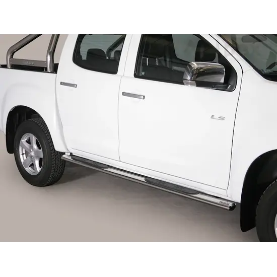 Misutonida Misutonida Side Bar - 1 pair, with plastic steps, oval - D-Max D/C 2012-2020