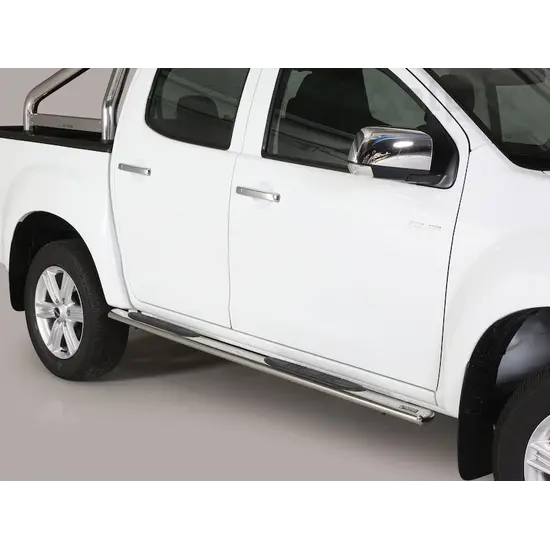 Misutonida Misutonida Side Bar - 1 pair, with plastic steps, oval - D-Max D/C 2012-2020