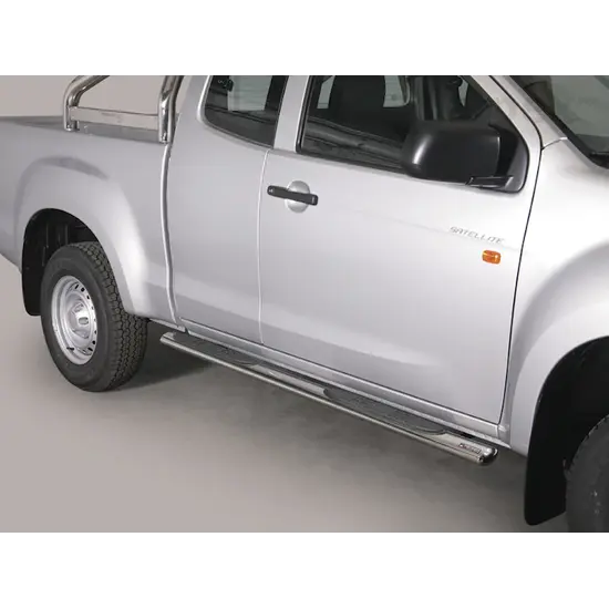 Misutonida Misutonida Side Bar - 1 pair, with plastic steps, oval - D-Max E/C 2012-2020