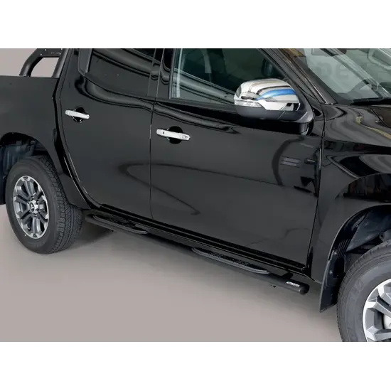 Misutonida Misutonida Side Bar - 1 pair, with plastic steps, oval - black - L200 D/C 2015