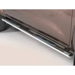 Misutonida Side Bar - 1 pair, with plastic steps, oval - Navara D/C 2016