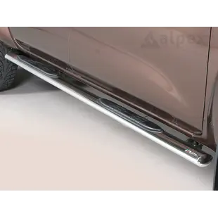 Misutonida Side Bar - 1 pair, with plastic steps, oval - Navara D/C 2016