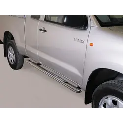 Misutonida Side Bar - 1 pair, with design steps, oval - Hilux E/C 2005-2015