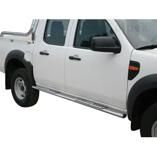 Misutonida Side Bar - 1 pair, with design steps, oval - Ranger D/C 2007-2009