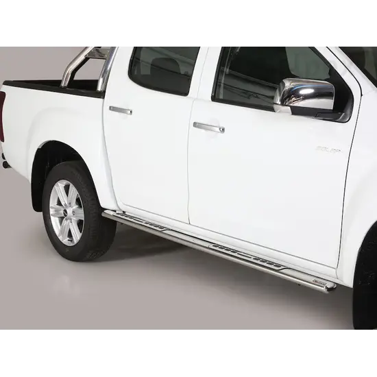 Misutonida Misutonida Side Bar - 1 pair, with design steps, oval - D-Max D/C 2012-2020