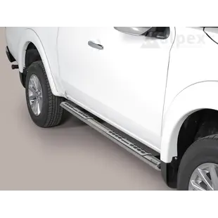 Misutonida Side Bar - 1 pair, with design steps, oval - L200 E/C 2015