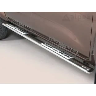 Misutonida Side Bar - 1 pair, with design steps, oval - Navara D/C 2016